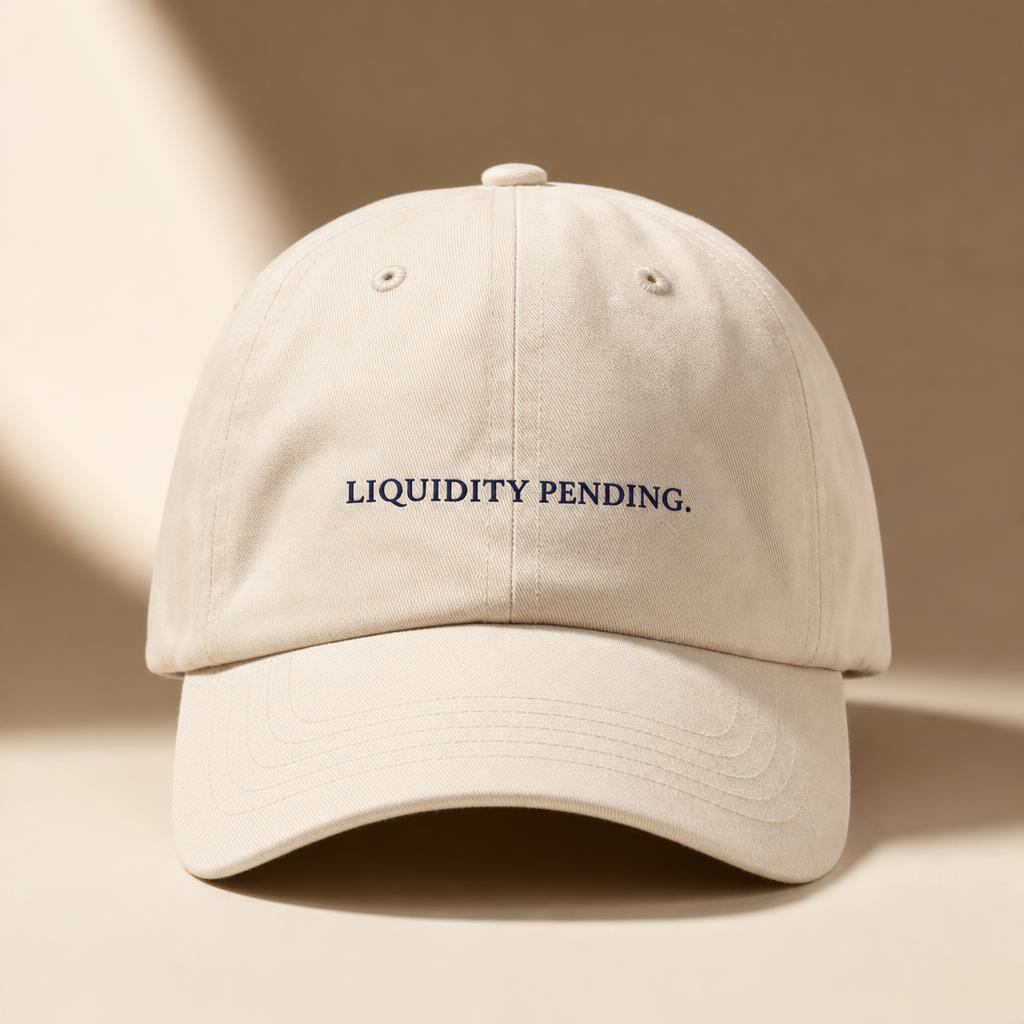 Liquidity Pending Cap — Cream or navy